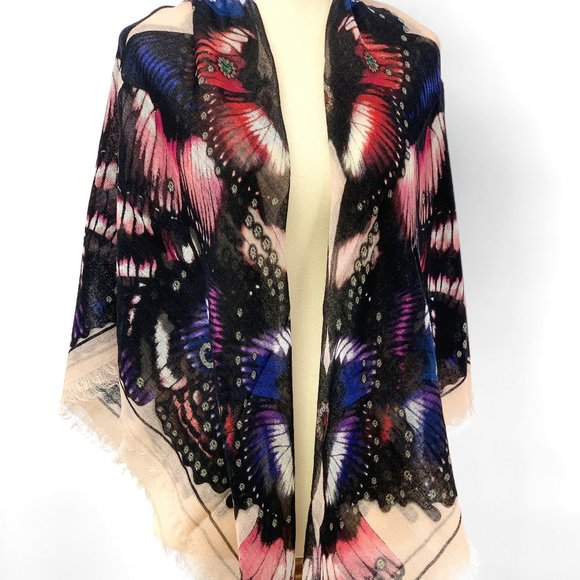 Alexander McQueen Accessories - NWT ALEXANDER MCQUEEN Butterfly Paradise Scarf